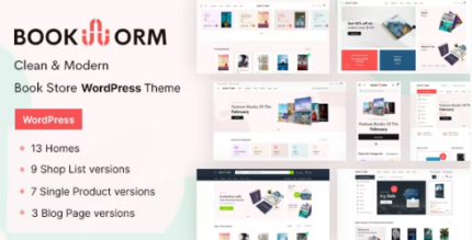 Bookworm - Bookstore & Bookshop WooCommerce Theme