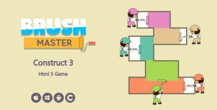 Brush Master - HTML5 Game (Construct 3)