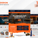 Builderon - Construction Elementor Template Kit