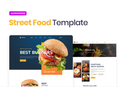 Burgos - Street Food Elementor Template Kit