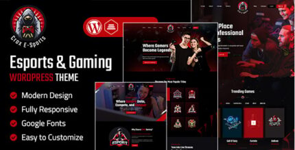 CROX Esports & Gaming WordPress Theme