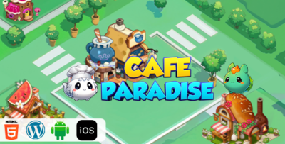 Cafe Paradise - HTML5 Game