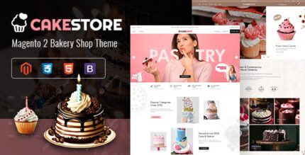 Cakestore - Responsive Magento 2 Bakery Theme