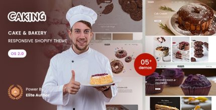 Caking - Cake & Bakery Responsive Shopify 2.0 Theme