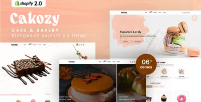 Cakozy - Cake & Bakery Responsive Shopify 2.0 Theme