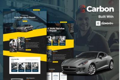 Carbon - Car Service Elementor Template Kit