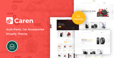 Caren - Auto Parts, Car Accessories Shopify Theme