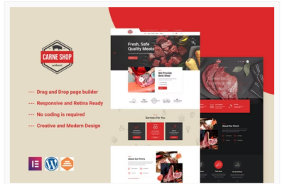 Carne - Meat Shop Elementor Template Kit