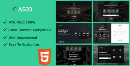 Casio - Coming Soon HTML5 Template