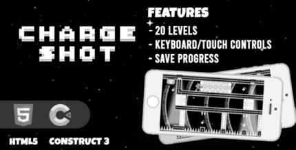 Charge Shot Platformer Construct 3 HTML5 Game