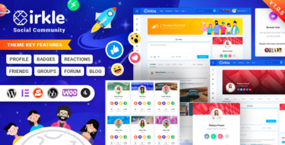 Cirkle - Social Networking WordPress Theme