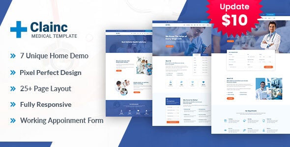 Clainc - Health And Medical HTML Template Clainc - Health And Medical HTML Template