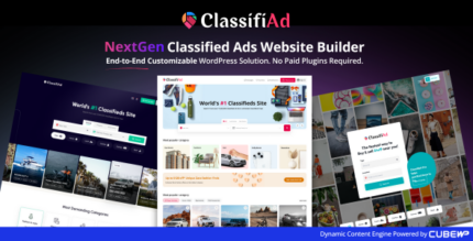 ClassifiAd NextGen Classified Ads WordPress Theme