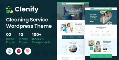 Clenify - Cleaning Service WordPress Theme