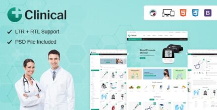 Clinical - Health Medical Prestashop Theme