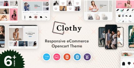 Clothy - Responsive OpenCart Theme