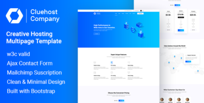 ClueHost - Hosting HTML5 Template