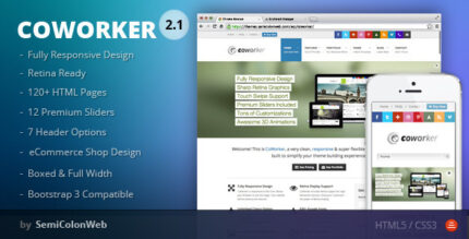 CoWorker - Responsive Multipurpose Template