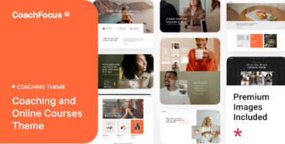 CoachFocus - Coaching & Online Courses WordPress Theme