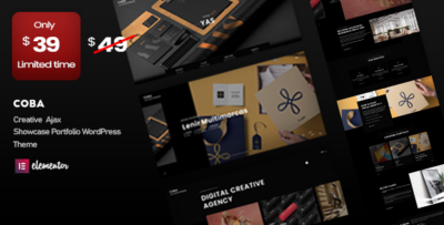 Coba - Ajax Portfolio WordPress Theme