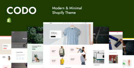 Codo - Modern & Minimal Shopify Theme