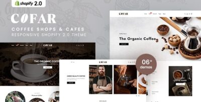 Cofar - Coffee Shops & Cafes Shopify 2.0 Theme v1.0