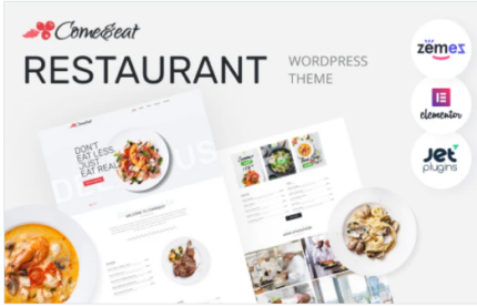 Come&Eat - Restaurant Multipurpose Modern WordPress Elementor Theme