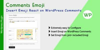 Comments Emoji - Insert Emoji React on WordPress Comments