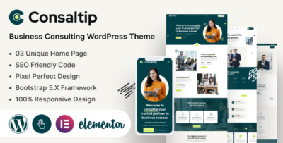 Consaltip - Business Consulting WordPress Theme