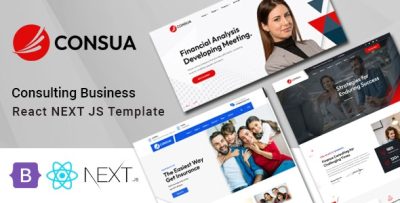 Consua - Business & Finance Next js Template