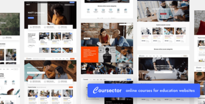 Coursector Education WordPress