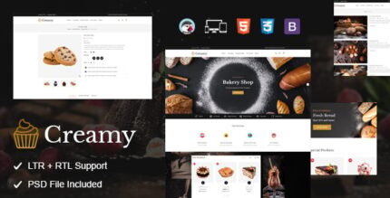 Creamy - Bakery Prestashop Theme