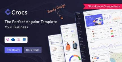 Crocs – Angular 18 Admin Dashboard