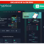 Cryptoz - Cryptocurrency Landing Page Elementor WordPress Theme