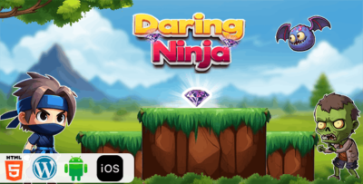 Daring Ninja - HTML5 Construct3 Game