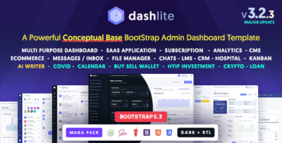 DashLite - Bootstrap Responsive Admin Dashboard Template