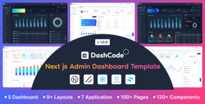 Dashcode Next – Tailwind & Next.js Admin Dashboard with shadcn UI