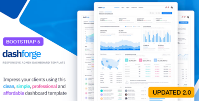 Dashforge - Responsive Admin Dashboard Template