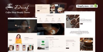 Decaf - Coffee Shop Shopify Theme