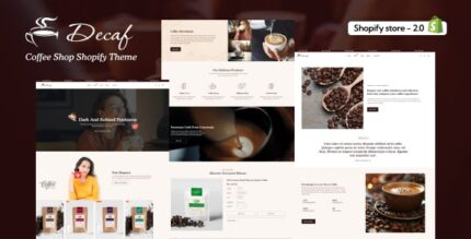 Decaf - Coffee Shop Shopify Theme