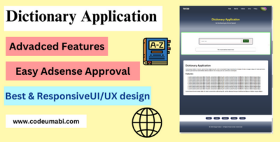 Dictionary Application - Dictionary PHP Script