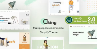 Dking – Multipurpose eCommerce Shopify Theme