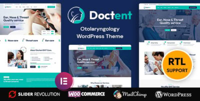 Doctent - Otolaryngologist ENT Doctor WordPress Theme