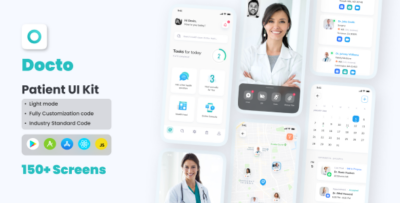 Docto - For Patient App React Native Expo Ui Kit