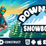 Downhill Snowboard - HTML5 Mobile Game