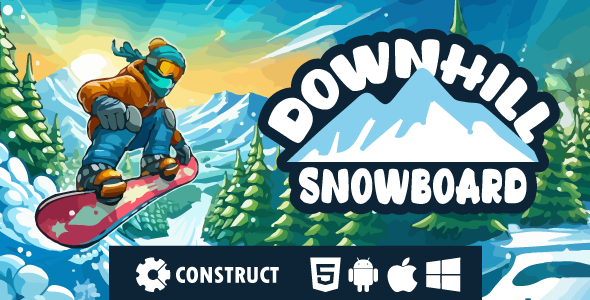 Downhill Snowboard - HTML5 Mobile Game Downhill Snowboard - HTML5 Mobile Game