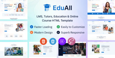 EduAll - LMS Tutors Education & Online Course HTML Template