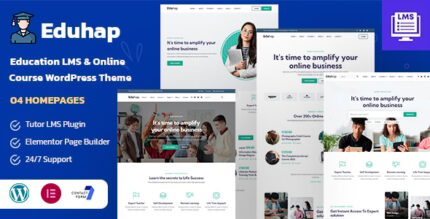 Eduhap - Education LMS WordPress Theme