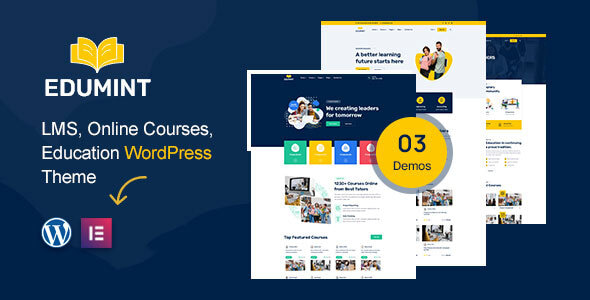 Edumint - LMS, Online Courses, Education WordPress Theme Edumint - LMS, Online Courses, Education WordPress Theme