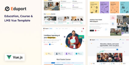 Eduport - Vue LMS, Education and Course Template